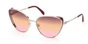 Emilio Pucci EP0186 16T Women’s Sunglasses Silver Size 61