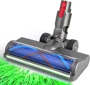 Vacuum Brush Head Replacement, Dust Detection Cleaner Head Compatible with Dyson V7, V8, V10, V11, V15, Replacement Part, Attachment for Cleaning Floor and Carpet