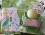 Lot Disney Fairies Tinker Bell Projectable Light and Light Switch Cover