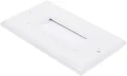 SECFOU Cable Management Wall Plate Brush Wall Plate for Tv Speaker Wires Cables Through Abs Material