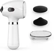 Electric Foot Grinder Foot Callus Remover Automatic Foot File with Dual Heads Glass Care Grinding Disc & Grinding Heads Rechargeable Foot Grinding Tool for Home Foot Care