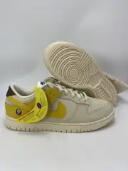 Nike W Dunk Low LX Coconut Milk Vivid Sulfur Shoes (DR5487 100) Wmns Size 9.5