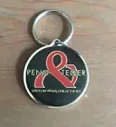 Penn & Teller Lock Up Your Bunnies Keychain