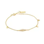 Ania Haie Gold Geometric Chain Bracelet