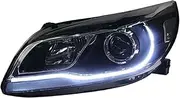 Car Styling Compatible For Chevrolet Malibu Headlight 2012-2014 Malibu Front Light DRL Turn Signal High Beam Projector Lens