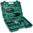 10Pcs Garden Tool Set Shovel Harrow Potted Flower Gardening Tools Gift Kit Glove