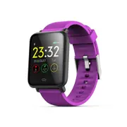 Q9 1.3 inch TFT Color Screen Smart Bracelet,IP67 Waterproof,Support Call Reminder /Heart Rate Monitoring /Blood Pressure Monitoring /Sedentary Reminder /Sleep Monitoring(Purple)