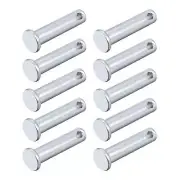 Clevis Pins (8mmx30mm) 12Pcs, Single Hole Flat Head Carbon Steel Fastener Pin