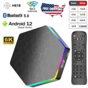 2024 Upgraded T95Z Plus Smart TV Box Quad Core 6K HD Stream Player Android 12.0