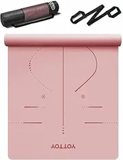 Thick Yoga Mat, YOTTOY Large 72"x 32"x1/3" Extra Wide Non-Slip Exercise Fitness Yoga Mats,Eco-Friendly TPE Exercise Mats for Women Men Home Workout with Strap Bag