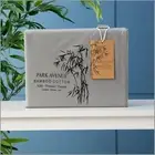 Long Single Bed Park Avenue 500 TC Bamboo Cotton sheet Set Charcoal