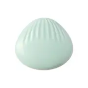 Shell rainbow projector projection lamp curved colorful gradient night light creative rainbow romantic projection LED lamp (green)