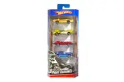 5pc Mattel Hot Wheels Diecast Toy Race Cars 1:64 Scale Kids/Children Asstd 3y+