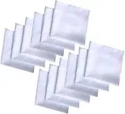 [Holibanna] 12 Pack Cotton Handkerchiefs Tie-dye Art Towels Absorbent Cotton Easy to Carry for Painting Drawing Fathers Ladies