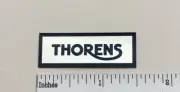 Thorens Turntable Badge Logo For Dust Cover SILVER Custom Made 124 125 160