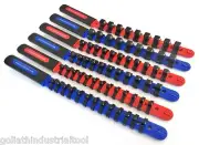 6 GOLIATH INDUSTRIAL ABS PLASTIC SOCKET RAIL RACK HOLDER ORGANIZER 1/4 3/8 1/2"