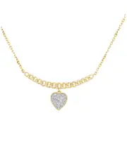 Diana M. 14K 0.13 ct. tw. Diamond Necklace