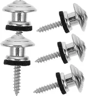 TOGEVAL Guitar Protector Pcs Guitar Strap Locks Metal Material Easy to Install