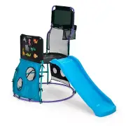 Plum My First Activity Tower with Slide | Kids Play Ball & Basketball Hoop