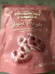 Trader Joe's strawberry & vanilla yogurt pretzels 7oz Limited Seasonal Exclusive