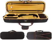 Professional Hard-Shell Violin Case 4/4 Full Size Oblong Hard Violin Case with 2