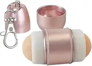 DONFAMDS Practical Volcanic Roller for Facial Oil Absorption Portable Oil Blotting Massager for Go Skin Care Lightweight Design with Detachable Stone for Easy Cleaning