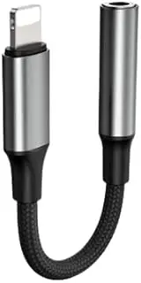 FazeeXone 3.5mm Headphone Jack Adapter for Earphones, Headphones & Audio Aux Adapter Compatible with iOS Phones 14 13 12 11 Pro Max XS XR X 8 7 6. (Pack of 1 Adapter)
