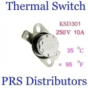 KSD301 10A 250V 35°C 95°F Thermostat Temperature Switch Thermal control Switch