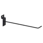 60 Pcs Slat Wall Hooks 2" x 10" Metal Display Hooks for Garage Retail, Black