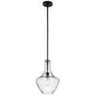 Kichler 42141OZCS Everly 1-Light 10.5" Pendant in Olde Bronze