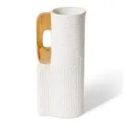 E Style Jafar Vessel Ecomix/Wood Decorative Vase Pot 42cm Beige/Natural