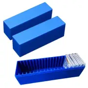 2 Pack Coin Slab Storage Box, Plastic Coin Slab Holder for Coin Collectors, C...