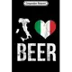 Composition Notebook: I Heart Italian Beer Pride Love Italy Flag Italia Journal/Notebook Blank Lined Ruled 6x9 100 Pages