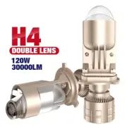 H4 9003 Bi LED Projector Lens Hyperboloid Mini Headlight Osram Chip Retrofit DIY