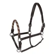 Acavallo Rope Nose and Leather Halter