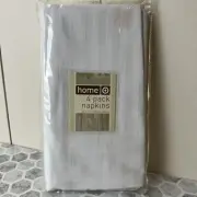 Target Home Pack of 4 Napkins - White - 20" x 20" - BRAND NEW PACKAGE
