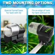 Automatic Fish Feeder for Aquarium Auto Food Dispenser with Timer for Small T...