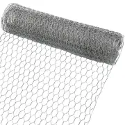 Galvanized Hexagonal Chicken Wire Net DIY Wire Mesh Animal Plant Fence yaCci