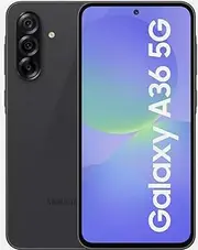 [Samsung] Galaxy A36 5G Ai (for Tmobile Mint Tello & Global) (256GB + 8GB) NFC Version Latina Unlocked SM-A366E/DS 6.6" 120Hz 50MP Triple (Awesome Black SM-A366EZKGTPA)