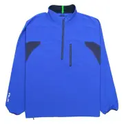 RLX Polo Ralph Lauren Men's Royal Blue Half Zip Stretch Pullover Jacket $198