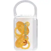 Natural Rubber Soothers Soother Twin Pack Small Rounded 0-3 mths 2 Pack