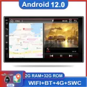 7'' Android 12.0 Double 2 DIN GPS Car Stereo Head Unit FM/AM Player WiFi DAB+CAM