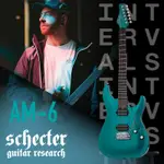 AARON MARSHALL 簽名款 SCHECTER AM-6 雙雙 小搖座 電吉他【又昇樂器.音響】