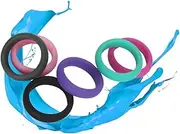 OHPHCALL Sports Rings 6pcs Rubber Rings Slicone Rings Sports Ladies Wedding Ring Silicone Wedding Ring