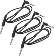 UPKOCH 3Pcs Guitar Audio Cable Connection Cables for Electric Guitar Durable Speaker Connection Cable for Amplifiers and Recording
