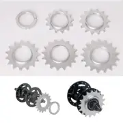 Track Bike Sprocket Fixed Gear Speed Cog Lock Ring 1/8 Chain Compatible