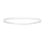 Silver 4.5x75mm Solid Bangle