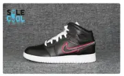 Nike Air Jordan 1 AJ1 Mid GS Black Basketball Shoes BQ6931-016