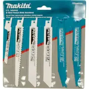 Makita Reciprocating Saw Blade Assortment Set, 6-Piece Fast Delivery