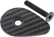 Aymzbd Carbon Fiber Headset Top Cap, Fashion Bike Stem Cover, Easy Installation, Stem Cap Replacement